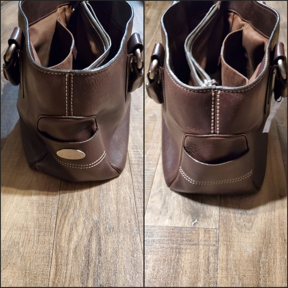 Celine Brown Leather Boogie Bag - Picture 5 of 8